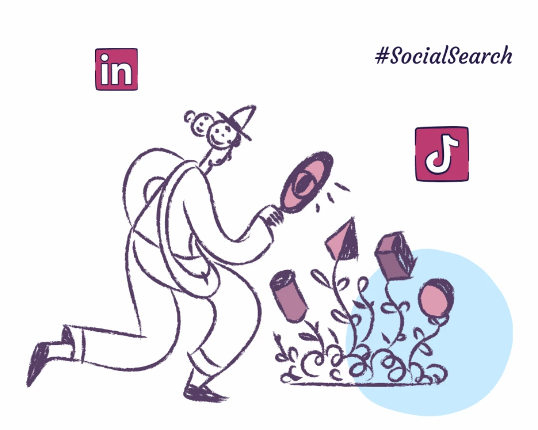 Social Search : quand TikTok et LinkedIn remplacent Google