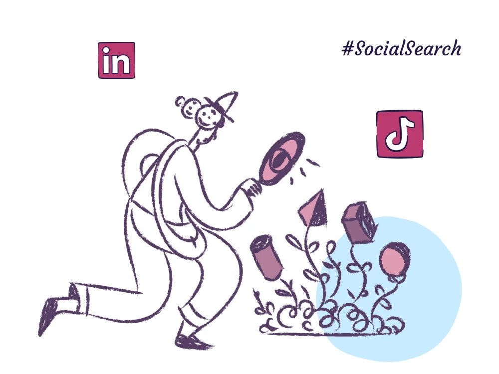 Social Search : quand TikTok et LinkedIn remplacent Google