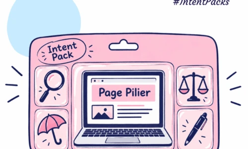 Intent packs : transformer 30 questions commerciales en hubs GEO